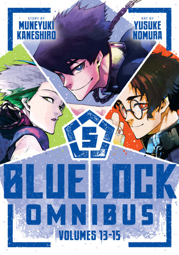 Blue Lock Omnibus 5 (Vol. 13-15) (Blue Lock Omnibus) book cover by Muneyuki Kaneshiro