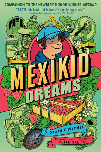 Mexikid Dreams: A Graphic Memoir book cover by Pedro Martín