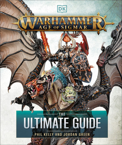 Warhammer Age of Sigmar Ultimate Guide book cover by DK