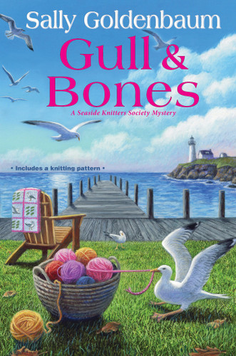 Gull and Bones (Seaside Knitters Society) book cover by Sally Goldenbaum