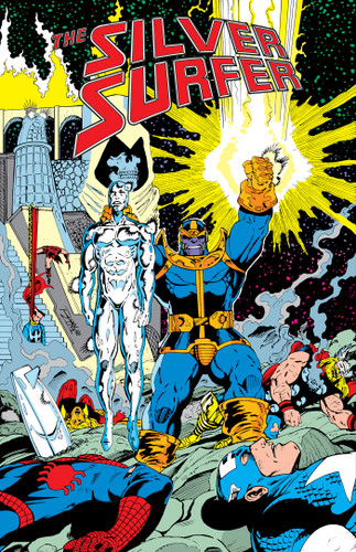 Silver Surfer: The Infinity Gauntlet Omnibus Ron Lim Infinity Gauntlet Cover book cover by Jim Starlin, Ron Marz