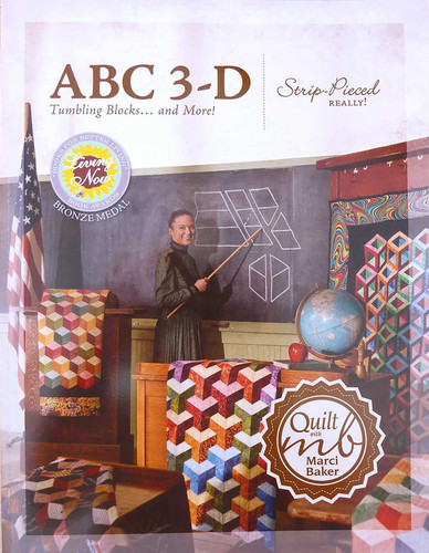 ABC 3-D Tumbling Blocks... and More!: Strip-Pieced Really! book cover by Marci Baker