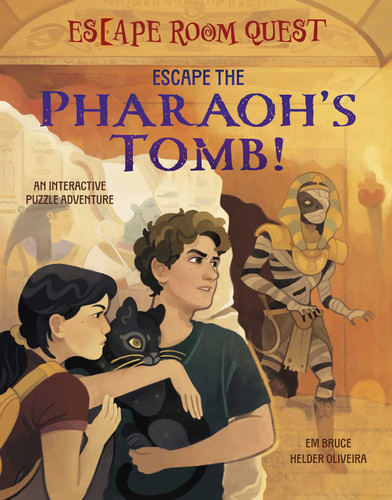 Escape Room Quest: Escape the Pharaoh's Tomb! (Arcturus Escape Rooms) book cover by Em Bruce