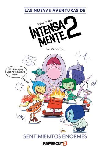 Las Nuevas Aventuras de Intensamente 2 Vol. 1 (The New Adventures of Disney Pixar Inside Out 2) book cover by Sloane Leong