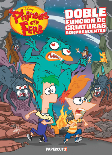 Phineas and Ferb Doble Funcion de Criaturas Sorprendentes (Spanish Language) (Phineas and Ferb) book cover by The Disney Comics Group, Joshua Pruett, Scott Petterson