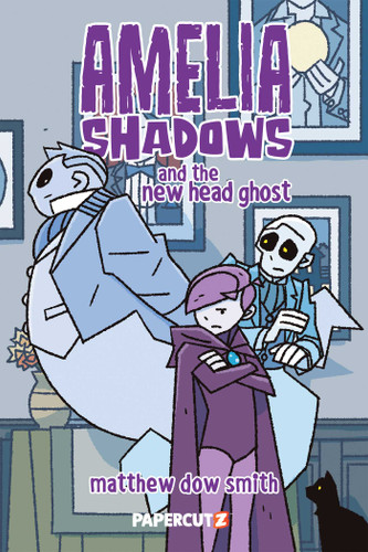 Amelia Shadows and the New Head Ghost (Amelia Shadows) book cover by Matthew Dow Smith