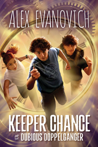 Keeper Chance and the Dubious Doppelgänger (Evil Villains International League) book cover by Alex Evanovich