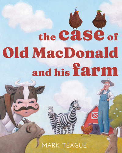 The Case of Old MacDonald and His Farm book cover by Mark Teague