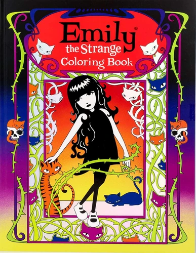 Emily the Strange Coloring Book book cover by Editors of Thunder Bay Press