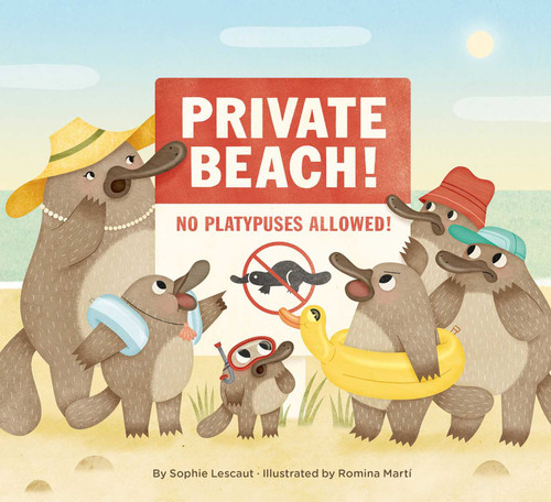 Private Beach: No Platypuses Allowed book cover by Sophie Lescaut