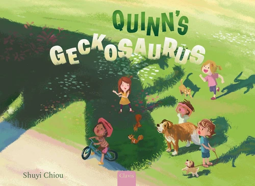Quinn's Geckosaurus book cover by Shuyi Chiou