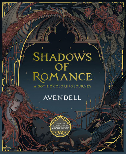 Shadows of Romance: A Gothic Coloring Journey book cover by Avendell