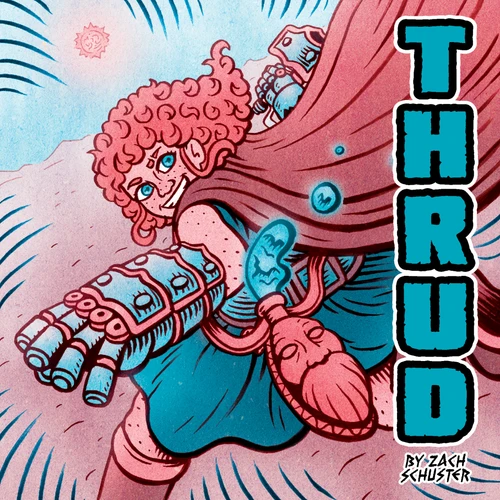 Thrud book cover by Zach Schuster