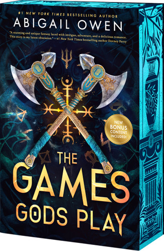 The Games Gods Play: An Enemies-to-Lovers Greek Gods Romantasy book cover by Abigail Owen
