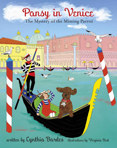 Pansy in Venice: The Mystery of the Missing Parrot (Pansy the Poodle Mystery Series) book cover by Cynthia Bardes