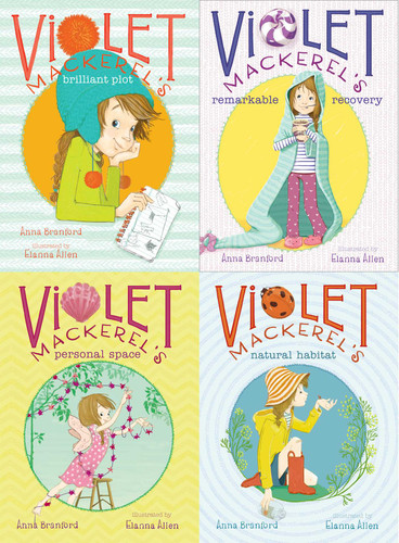 Violet Mackerel's Outside-the-Box Collected Set: Violet Mackerel's Brilliant Plot, Violet Mackerel's Remarkable Recovery, Violet Mackerel's Natural Habitat, Violet Mackerel's Personal Space (Violet Mackerel) book cover by Anna Branford