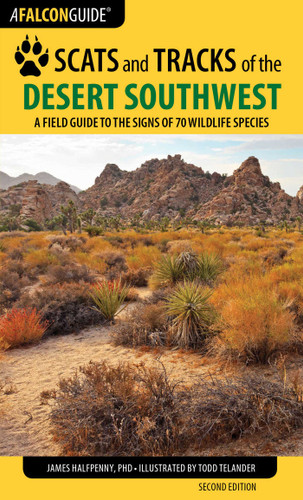 Scats and Tracks of the Desert Southwest (Scats and Tracks Series) book cover by James Halfpenny
