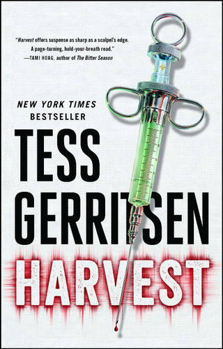 Harvest book cover by Tess Gerritsen