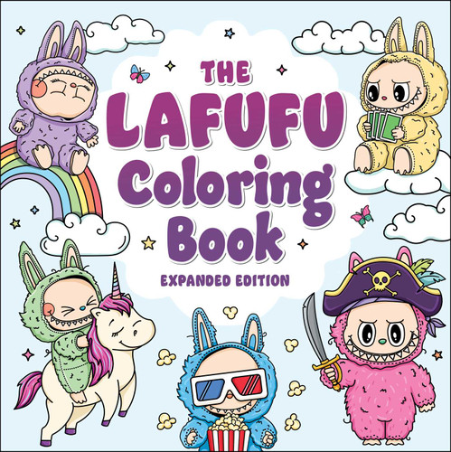 The Lafufu Coloring Book: Expanded Edition (Lafufu Activity Books) book cover by Adams Media