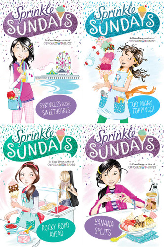 The Sprinkle Sundays Collected Set #2: Sprinkles Before Sweethearts; Too Many Toppings!; Rocky Road Ahead; Banana Splits (Sprinkle Sundays) book cover by Coco Simon