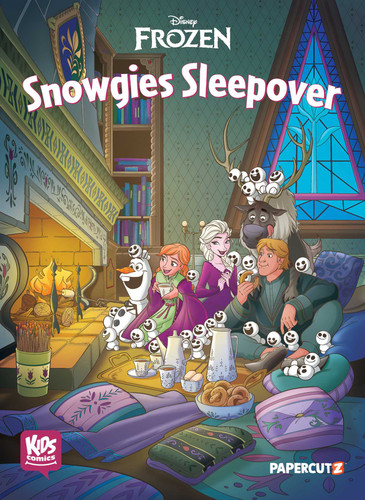Kids Comics: Frozen Snowgies Sleepover book cover by David M. Booher