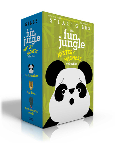 The FunJungle Mystery Madness Collection (Boxed Set): Panda-monium; Lion Down; Tyrannosaurus Wrecks (FunJungle) book cover by Stuart Gibbs