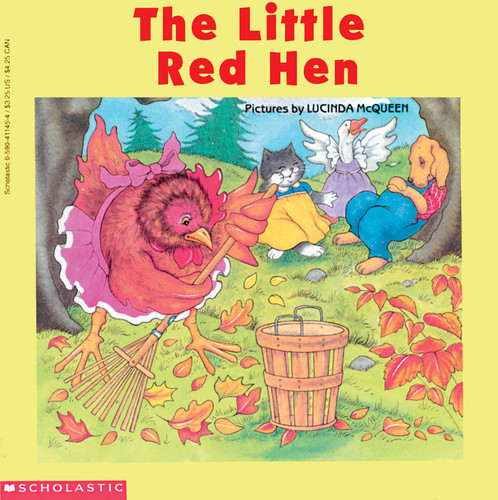 The Little Red Hen book cover by Lucinda McQueen, Scholastic