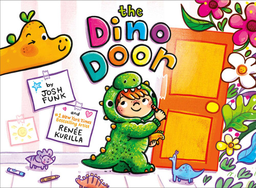 The Dino Door book cover by Josh Funk
