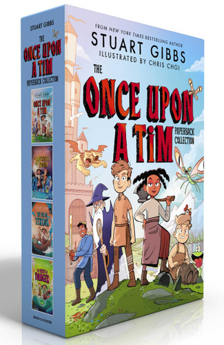 The Once Upon a Tim Paperback Collection (Boxed Set): Once Upon a Tim; The Labyrinth of Doom; The Sea of Terror; The Quest of Danger (Once Upon a Tim) book cover by Stuart Gibbs