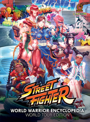 Street Fighter World Warrior Encyclopedia: World Tour Edition (Hardcover) book cover by Matt Moylan