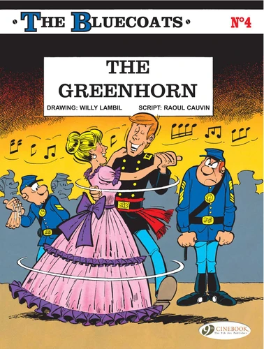 The Greenhorn (The Bluecoats) book cover by Raoul Cauvin