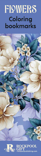 Flowers Coloring Bookmarks (Rockpool Coloring Bookmarks) book cover by 