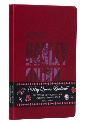 Harley Quinn Guided Journal book cover by Tee Franklin