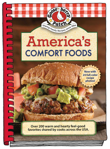 America's Comfort Foods: Hearty feel-good favorites shared by cooks across the USA (Everyday Cookbook Collection) book cover by Gooseberry Patch