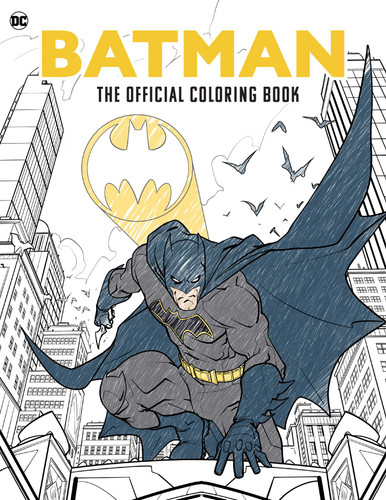 Batman: The Official Coloring Book book cover by Insight Editions