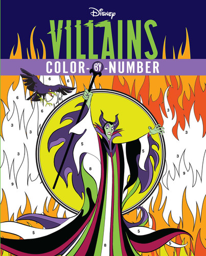 Disney Villains Color-by-Number (Color-by-Number) book cover by Editors of Thunder Bay Press