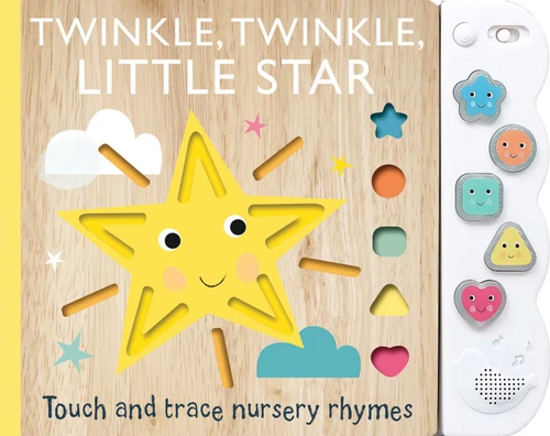 Touch and Trace Nursery Rhymes: Twinkle, Twinkle Little Star with 5-Button Light and Sound (Touch and Trace Nursery Rhymes) book cover by Editors of Silver Dolphin Books