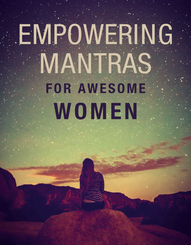 Empowering Mantras for Awesome Women book cover by CICO Books