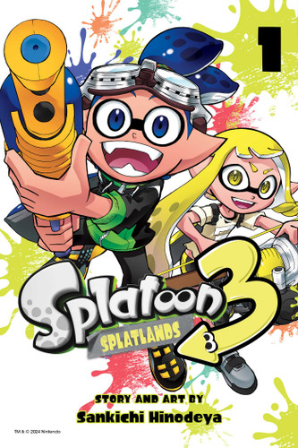 Splatoon 3: Splatlands, Vol. 1 (Splatoon 3: Splatlands) book cover by Sankichi Hinodeya