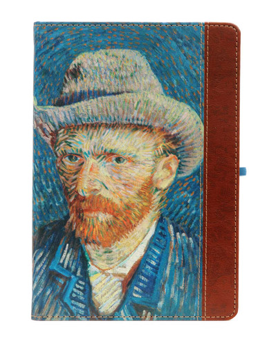 Van Gogh Self-Portrait with Grey Felt Hat Journal book cover by Insights