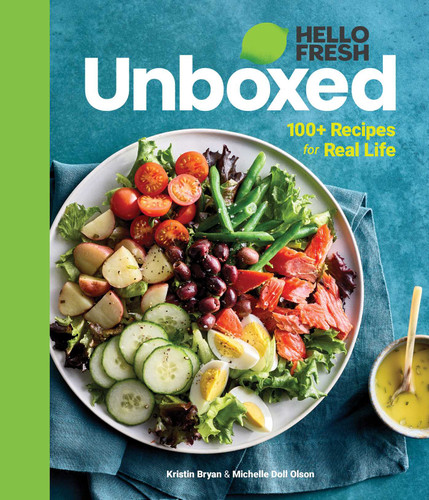 HelloFresh Unboxed book cover by Kristin Bryan, Michelle Doll Olson
