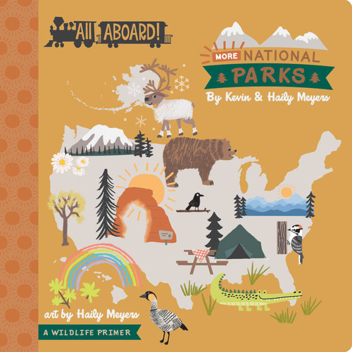 All Aboard! More National Parks: A Wildlife Primer (All Aboard!) book cover by Haily Meyers, Kevin Meyers