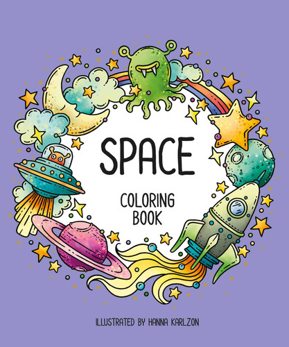 Space: Coloring Book book cover by 