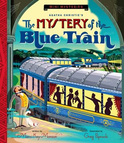 The Mystery of the Blue Train (Mini Mysteries) book cover by Marci Kay Monson