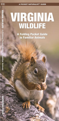 Virginia Wildlife: A Folding Pocket Guide to Familiar Animals (Wildlife and Nature Identification) book cover by James Kavanagh, Waterford Press