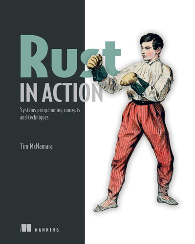 Rust in Action (In Action) book cover by Tim McNamara