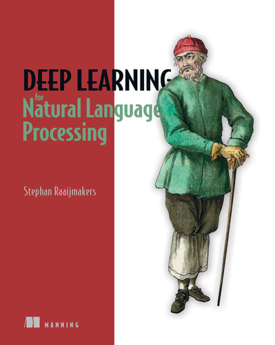 Deep Learning for Natural Language Processing book cover by Stephan Raaijmakers