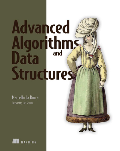 Advanced Algorithms and Data Structures book cover by Marcello La Rocca