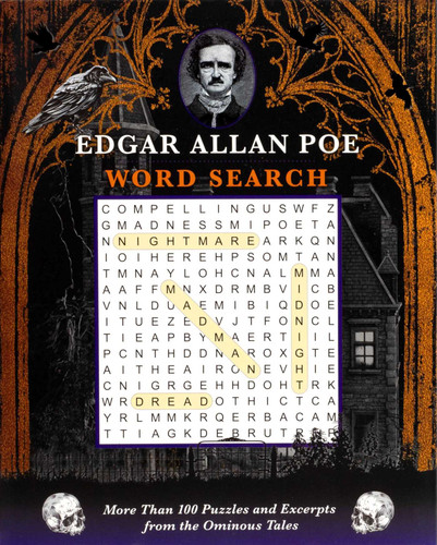 Edgar Allan Poe Word Search book cover by Editors of Thunder Bay Press