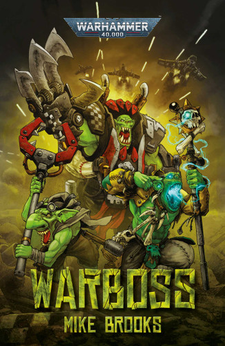 Warboss (Warhammer 40,000) book cover by Mike Brooks